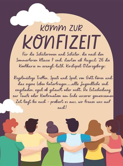 Einladung zu Konfikursen